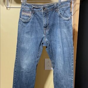 Prana Light Blue Straight Jeans